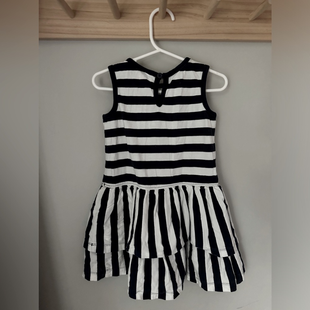 Hanna Andersson Striped Sleeveless Tiered Dress - Picture 2 of 4